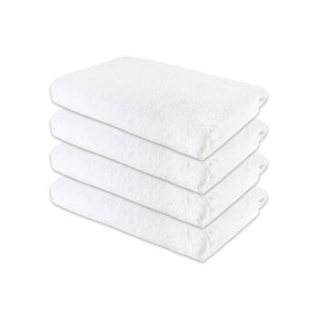 4PK Jason Commercial J-Dry Supreme Bath Towel Large 76x150cm - White