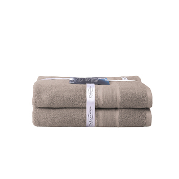 2PK Ultimate Alanya Bath Towel 550Gsm Almond