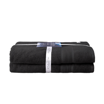 2PK Ultimate Alanya Bath Sheet/Towel 550Gsm Castlerock