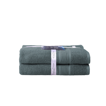 2PK Ultimate Alanya Bath Towel 550Gsm Slate