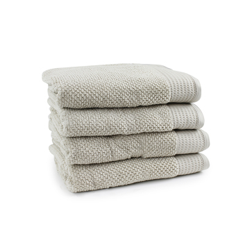 4pc Onkaparinga 69x140cm Avalon Bath Towel 550GSM Soft Sand