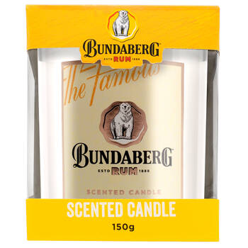 Bundaberg Rum Scented Candle Home Decor Fragrance 150g