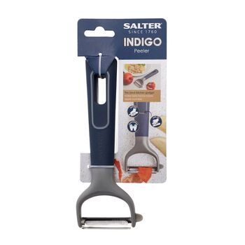 Salter Indigo Food/Fruit/Vegetable Peeler w/ Anti Slip Handle