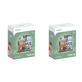 2x 301pc Koco Detective Agency Kids/Children Building Bricks Toy 6y+