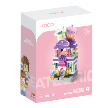 298pc Koco Clothes Store Kids/Children Building Bricks Toy 6y+