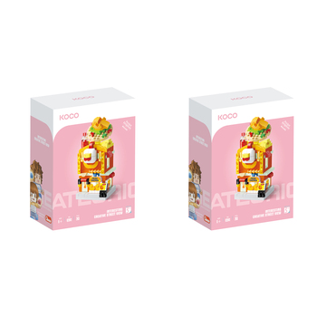 2x 283pc Koco Fried Chicken Restaurant Kids/Children Building Bricks Toy 6y+