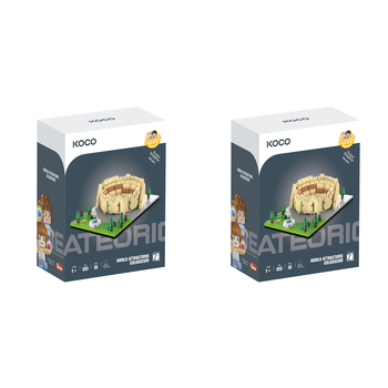 2x 505pc Koco Colosseum Kids/Children Building Bricks Toy 6y+