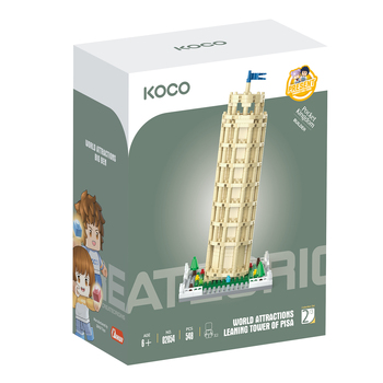 548pc Koco Leaning Tower of Pisa Kids/Children Building Bricks Toy 6y+