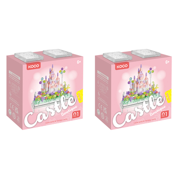 2x 414pc Koco Castle Dream Astle Kids/Children Building Bricks Toy 6y+