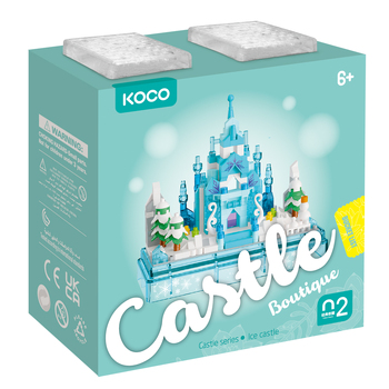 381pc Koco Castle  Ice and Snow Castle Kids Building Bricks Toy 6y+