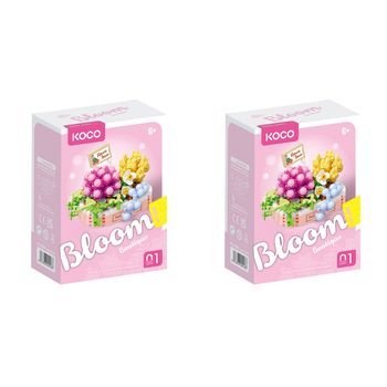 2x 249pc Koco Succulent Combination Potted Plants Kids Building Toy 6y+