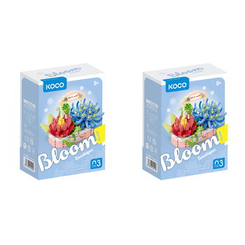 2x 271pc Koco Succulent Combination Potted Plants Kids Building Toy 6y+