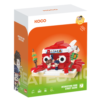945pc Koco Japanese Restaurant Kids Building Bricks Toy 6y+