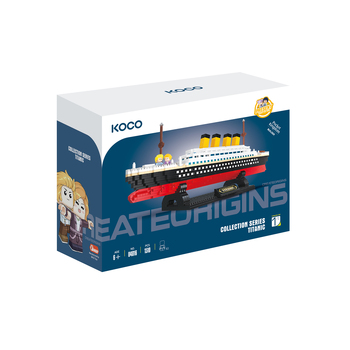 1510pc Koco Titanic Kids/Children Building Bricks Toy 6y+