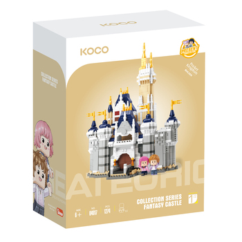 1274pc Koco Dreamy Castle Kids Building Bricks Toy 6y+