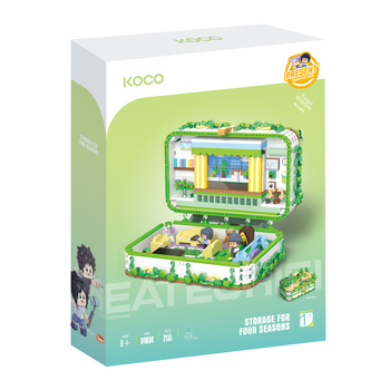 2155pc Koco Spring Scenery Building Blocks Kids Toy Set 6y+