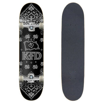 KFD Complete Skateboard Young Gunz Bandana Black 7.75in