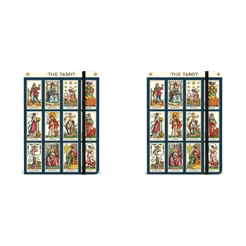 2PK Cavallini Notebook Writing Stationery Large - Tarot