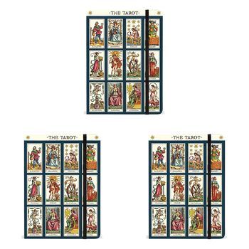 3PK Cavallini Notebook Writing Stationery Large - Tarot