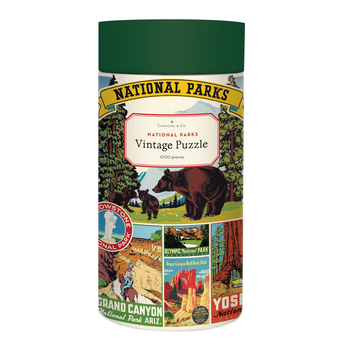 1000pc Cavallini Jigsaw Puzzle National Parks 55x70cm Educational Game 