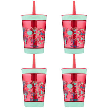 4PK Contigo Tumbler Adventure Spill Proof Kids Drinking Sippy Cup w/ Straw 414ml 3y+