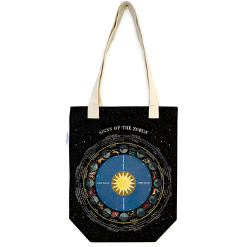 Cavallini Cotton Carry All Tote Bag 33x40cm - Zodiac