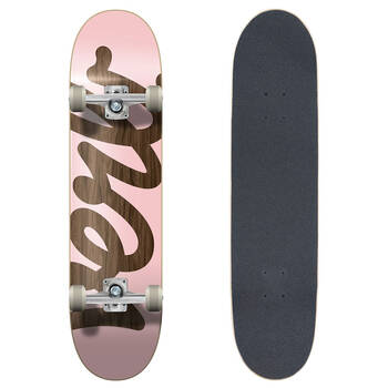 Verb Complete Skateboard Progressive Xl Script Pink 8in