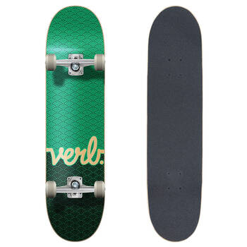 Verb Complete Skateboard Progressive Waves Jade/black 8in