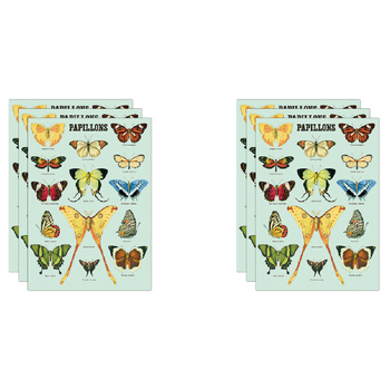 6PK Cavallini Paper Poster Prints/Gift Wrap 50x70cm - Papillions