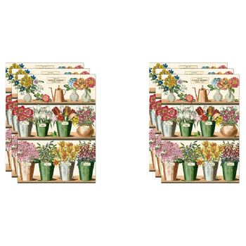 6PK Cavallini Paper Poster Prints/Gift Wrap 50x70cm - Flower Market