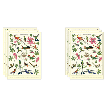 6PK Cavallini Paper Poster Prints/Gift Wrap 50x70cm - Hummingbirds