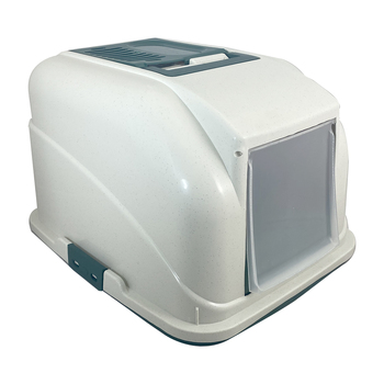 Showmaster Rectangular Hooded Cat/Pet Litter Tray Assorted