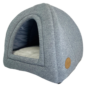 Royale 35cm Cat Dome Igloo Bed Light Grey