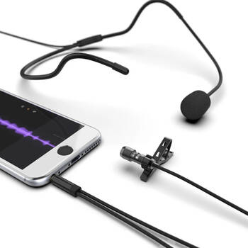 Fifine C1 Lavalier 3.5mm Microphone w/ Extension Cable For Smartphone, Camera & PC