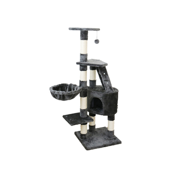 Catio Equanimity 40x119cm Scratching Post Cat Tree - Black