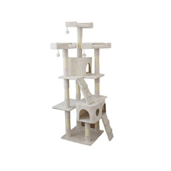 Catio Tranquility 50x171cm Palace Pet Cat Scratching Post - White