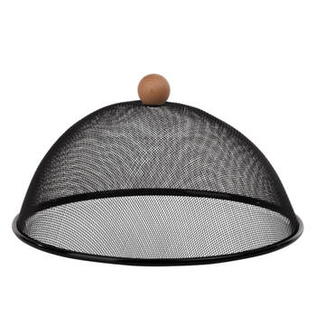 Esschert Design Iron Food Cover Dinning Tableware Kitchen Small Black