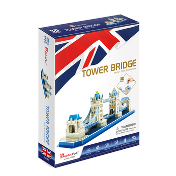 52pc CubicFun Tower Bridge 3D Puzzle Kids Fun Toy 3y+