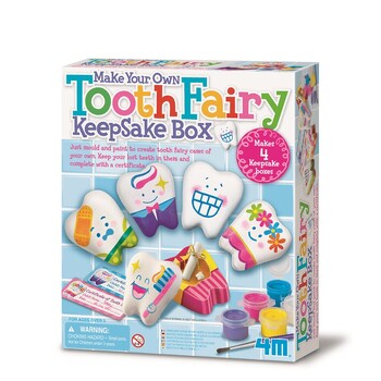 4M Creative Craft Make Your Own Tooth Fairy Keepsake Box 5y+