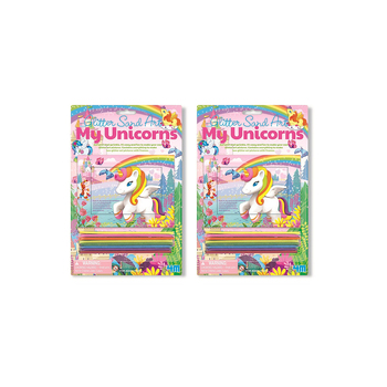 2PK 4M Easy-To-Do My Unicorn Glitter Sand Art Kids 5y+