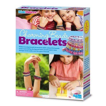 4M KidzMaker DIY Charming Beads Bracelets Kids 5y+