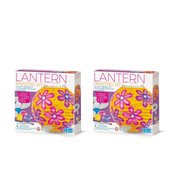2PK 4M Little Craft DIY Lantern Painting Kit Kids Art 5y+