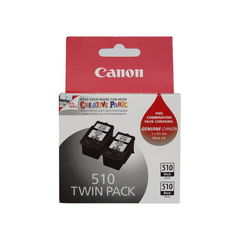 Canon Pixma PG510 Ink Twin Pack 220 Page Yield - Black