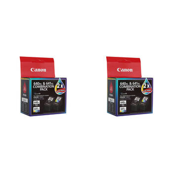 2PK Canon Pixma PG640 + CL641 XL Ink Cartridge Twin Pack