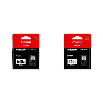 2PK Canon Pixma PG640XL Ink Cartridge 400 Page Yield - Black