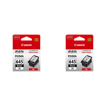 2PK Canon Pixma PG645XL Ink Cartridge 400 Page Yield - Black