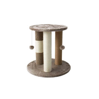 Catio Multiple Cat Scratching Post w/ Hanging Ball Toy Perch