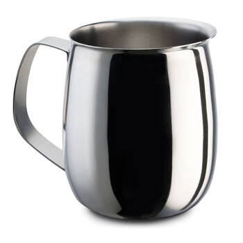 Pezzetti 9 Cup Milk Pot Stainless Steel Frothing/Serving Coffee & Tea Accessory