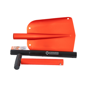 3pc Wildtrak Collapsible 82x21cm Utility Aluminium Shovel - Orange