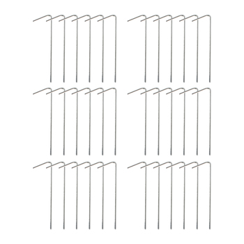 6x 10pc Wildtrak Tent Pegs Steel Camping Accessories/Equipment 23cmx5mm